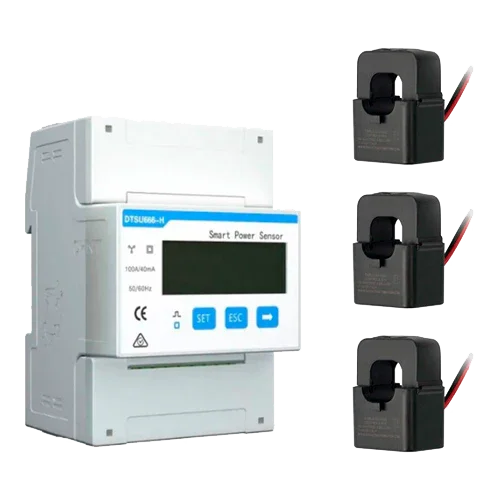 Hoymiles Three-phase Meter DTSU666 with 3 CTs 100A RS485