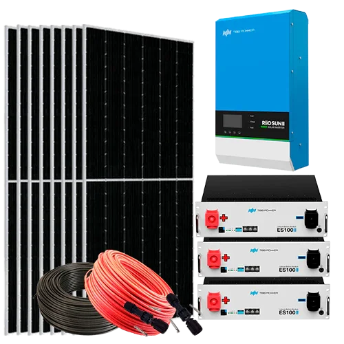 8000W 48V Off-Grid Solar Kit with 15.12kWh Lithium Batteries