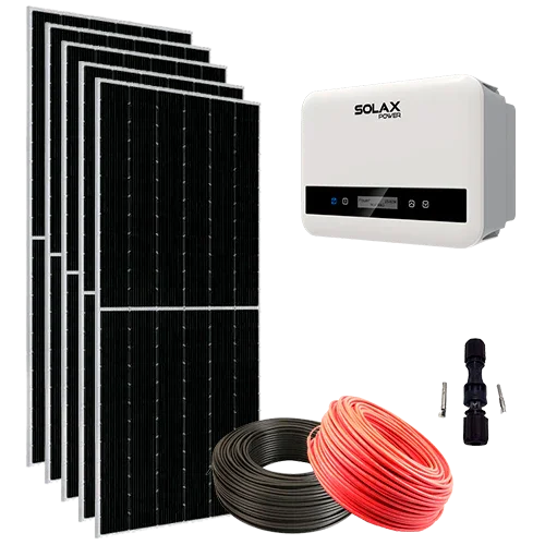 Solar Kit Red 3000W Solax X1-MINI-3.0K-G4 Single-phase