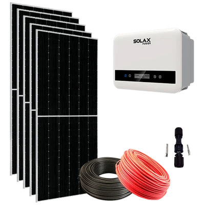 Solar Kit Red 3000W Solax X1-MINI-3.0K-G4 Single-phase