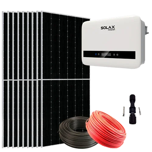 Solar Kit Red 5000W Solax X1-BOOST-5.0K-G4 Single-phase