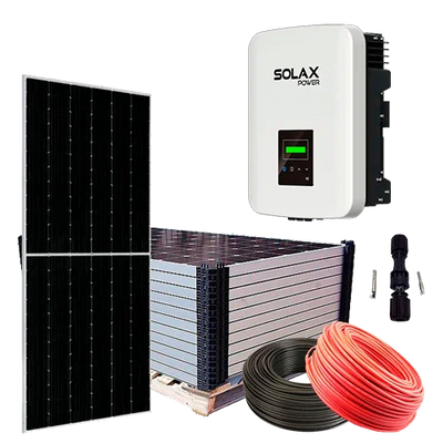 8000W Solar Kit Red Solax X3-MIC-8.0K-G2 Three-phase