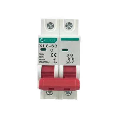 XL8-63 Circuit Breaker 2P 16A 400V AC Curve C