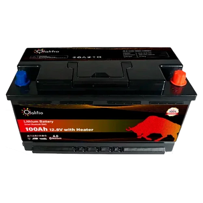 Lithium Battery 12V 100Ah Olalitio OLA-12-100-SH Under-Seat Heating Bluetooth