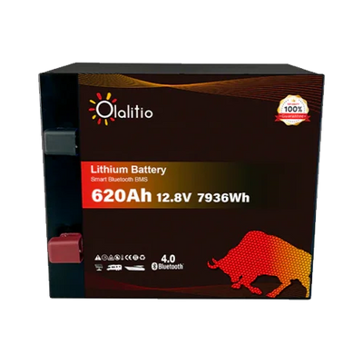 12V 620Ah Lithium Battery Olalitio OLA-12-620-M Under-Seat Bluetooth