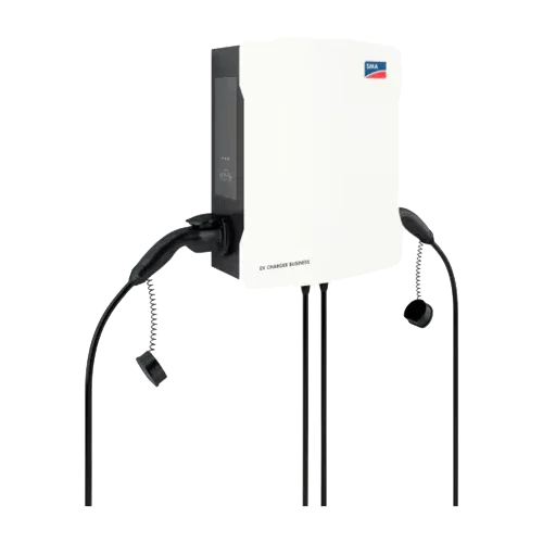 Commercial Charger SMA EV Charger Business 2x22kW EVCB-3AC-10 with Cable