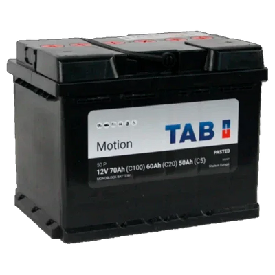 12V Deep Cycle Battery TAB Motion 50P | 70Ah