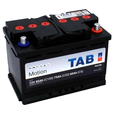 12V Deep Cycle Battery TAB Motion 60P | 80Ah