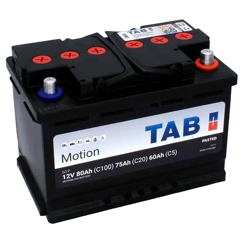 12V Deep Cycle Battery TAB Motion 60P | 80Ah