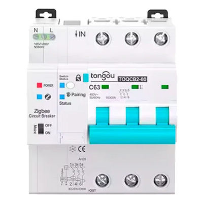 Tongou Smart Circuit Breaker 3P TOQCB2-80 1-63A Curve C Zigbee