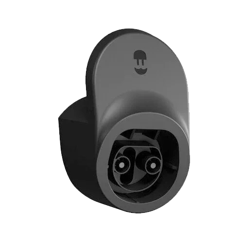 Wallbox Support for Type 2 Connector Black