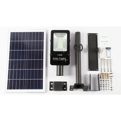 100W 6000K 1950 lm 30Ah Solar Street Light JNL-74540