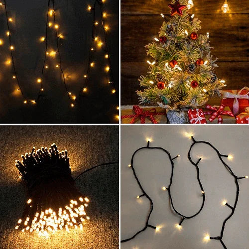 Solar Garland 200 LEDs 3000K Outdoor JND-9138H