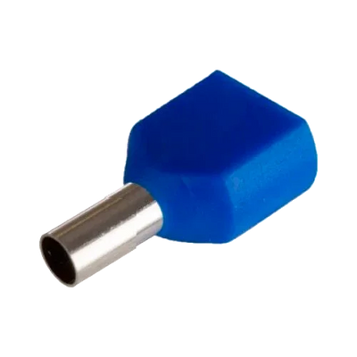 Insulated Double Hollow Ferrule Sofamel 16 mm² APF/D-16,00D Blue