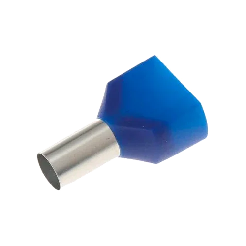 Double Hollow Insulated Ferrule Sofamel 2.5 mm² APF/D-2,50D Blue