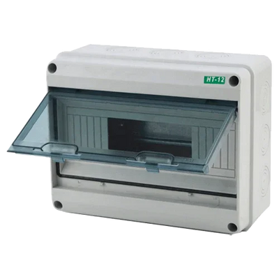 IP65 Watertight Enclosure HT-12WAYS 12 Modules 1 Row