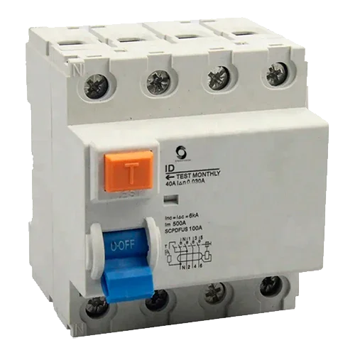 Residual Current Circuit Breaker XID-63 4P 40A 30mA Type A