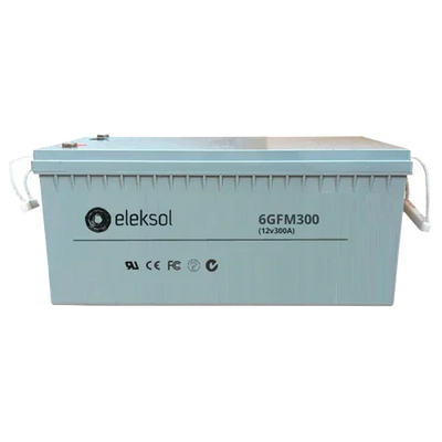 Eleksol AGM Battery 12V 300Ah 6GFM300