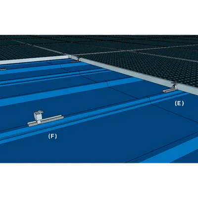 Coplanar Aluminum Structure Sheet 5 Panels with Microrail