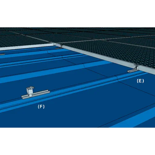 Coplanar Aluminum Structure Sheet 4 Panels with Microrail