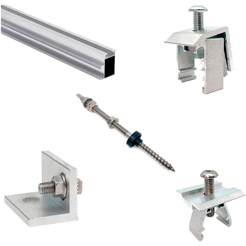 Coplanar Aluminum Structure Screw 2 Panels