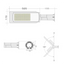 LED Street Light 100W 4kV 6000K Outdoor JND-77860