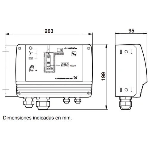 Grundfos CU 200 Controller for SQFlex Solar Pumps