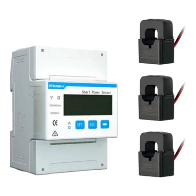 Hoymiles Three-phase Meter DTSU666 with 3 CTs 100A RS485