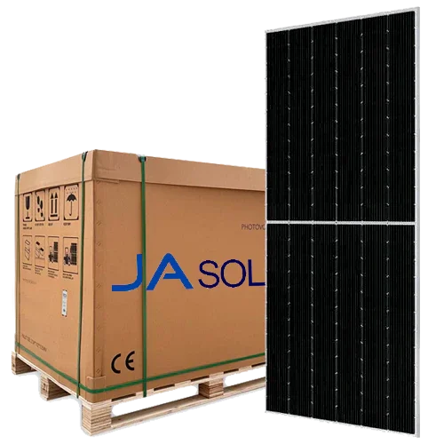 Pallet of 36 Bifacial Panels JA Solar 595W JAM72D40 MB Mono PERC 144 cells