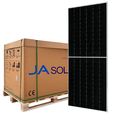 Pallet of 36 Bifacial Panels JA Solar 595W JAM72D40 MB Mono PERC 144 cells