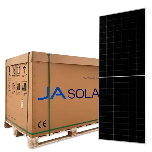 Pallet of 36 Bifacial Solar Panels JA Solar 600W JAM66D45 LB Mono PERC 132 cells