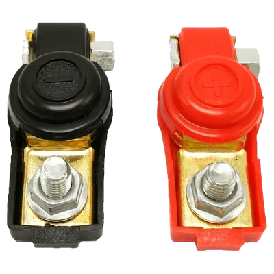 Battery Terminal Set with M8 Bolts