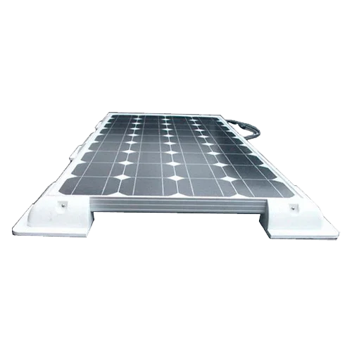 Kit 4 White Spoiler Corner Brackets for Solar Caravan