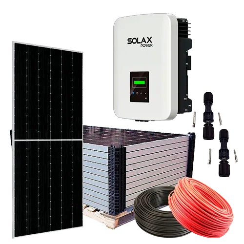 Red Solar Kit 10000W Solax X3-MIC-10.0K-G2 Three-phase