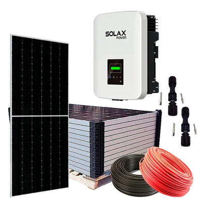 Red Solar Kit 10000W Solax X3-MIC-10.0K-G2 Three-phase