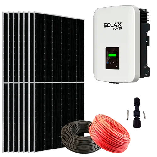 Solar Kit Red 4000W Solax X3-MIC-4.0K-G2 Three-phase
