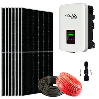 Solar Kit Red 4000W Solax X3-MIC-4.0K-G2 Three-phase