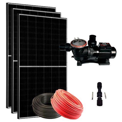 ZIRI Solar Pool Kit 120m³ FCP750 1200W 20.8m³/h 24m