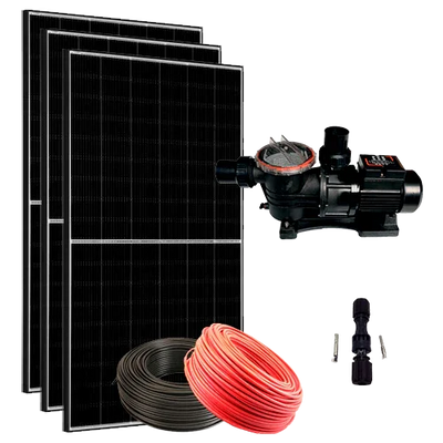 ZIRI Solar Pool Kit 120m³ FCP750 1200W 20.8m³/h 24m