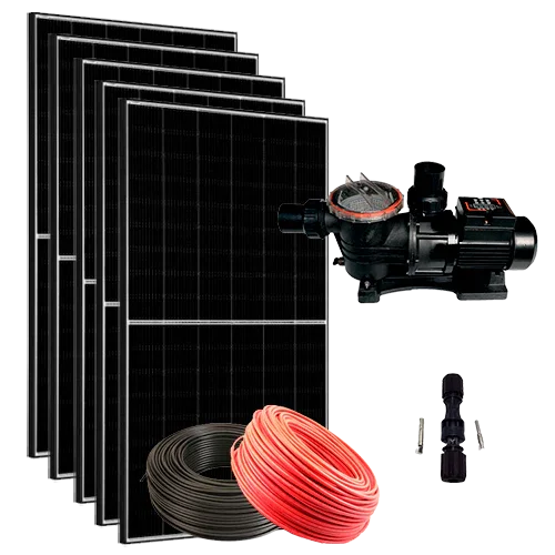 ZIRI Solar Pool Kit 180m³ FCP1100S 1600W 29.3m³/h 22m