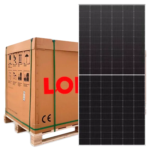Pallet of 36 Bifacial Solar Panels 610W Longi N-Type 132 cells LR8-66HGD