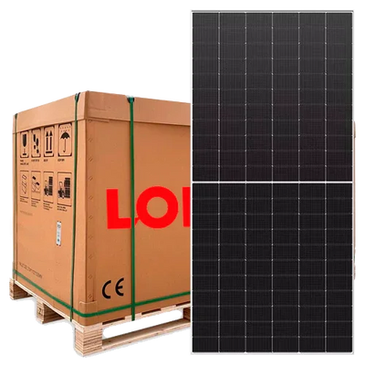 Pallet of 36 Bifacial Solar Panels 610W Longi N-Type 132 cells LR8-66HGD