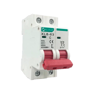 XL8-63 Circuit Breaker 2P 32A 400V AC Curve C