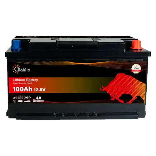 12V 100Ah Lithium Battery Olalitio OLA-12-100-S Under-Seat Bluetooth