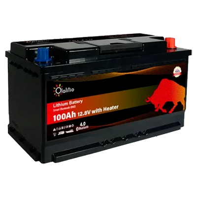 Lithium Battery 12V 100Ah Olalitio OLA-12-100-SH Under-Seat Heating Bluetooth