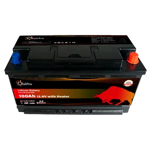 Lithium Battery 12V 100Ah Olalitio OLA-12-100-SH Under-Seat Heating Bluetooth