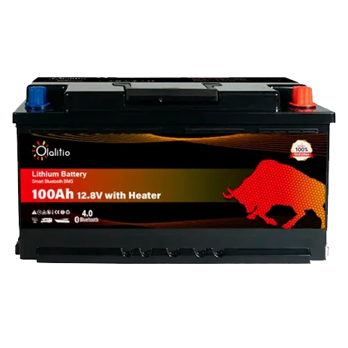 Lithium Battery 12V 100Ah Olalitio OLA-12-100-SH Under-Seat Heating Bluetooth