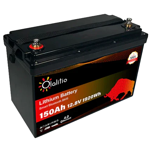 Lithium Battery 12V 150Ah Olalitio OLA-12-150-P Bluetooth