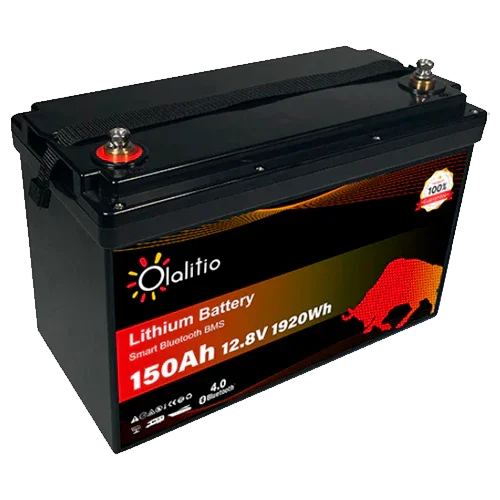 Lithium Battery 12V 150Ah Olalitio OLA-12-150-P Bluetooth