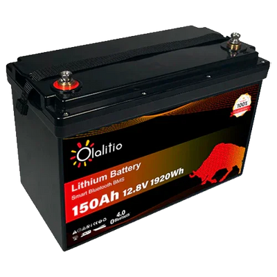 Lithium Battery 12V 150Ah Olalitio OLA-12-150-P Bluetooth
